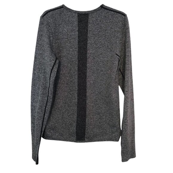 NWT Orangetheory Ladies Med Long Sleeve Activewear in Heathered Grey - Picture 2 of 6